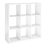 Amazon.com: ClosetMaid 4588 Decorative Open Back 9-Cube Storage Organizer, White : Home & Kitchen | Amazon (US)