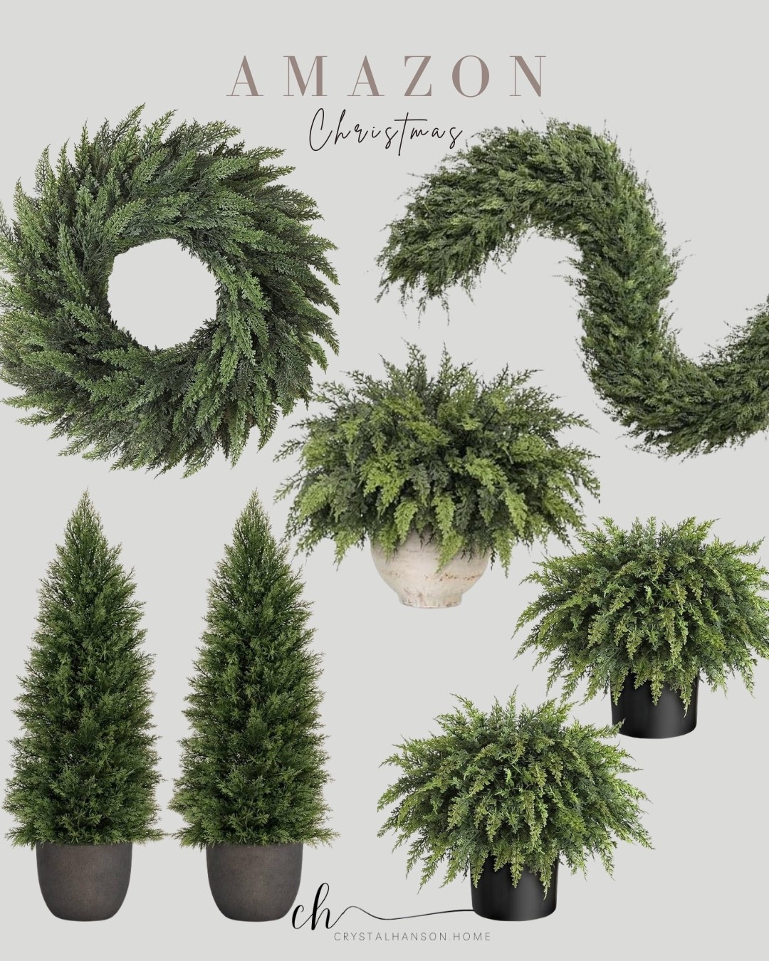 Amazon Christmas greenery 🌲

#LTKSeasonal #LTKHome