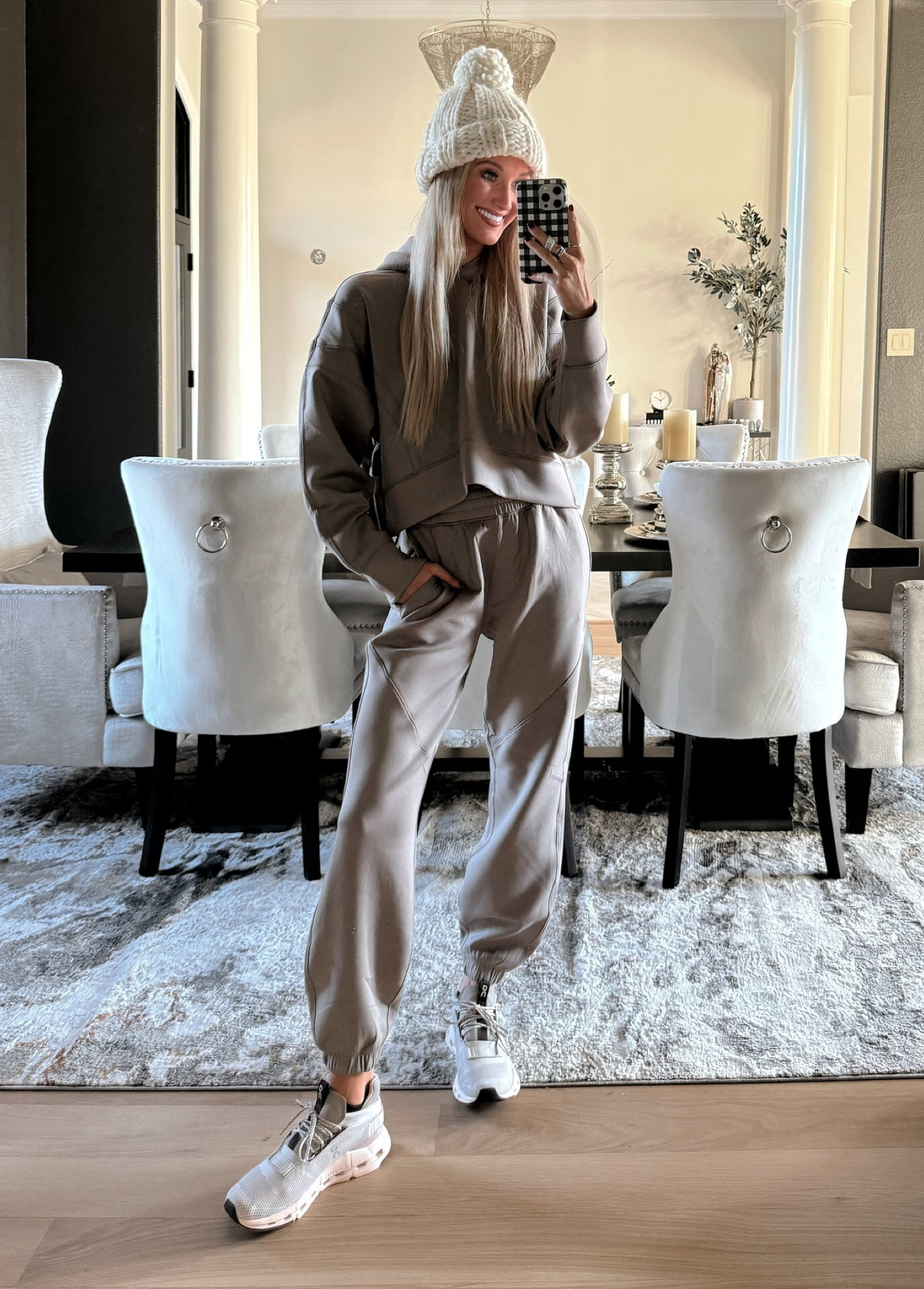 Abercrombie YPB NEOknit set - hoodie and joggers - LOVE this set! 

Wearing SMALL in both, color: Oat 

#LTKstyletip #LTKsalealert #LTKfindsunder100