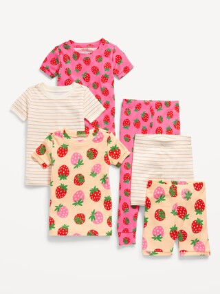 Unisex Snug-Fit 6-Piece Pajama Set for Toddler &amp; Baby | Old Navy (US)