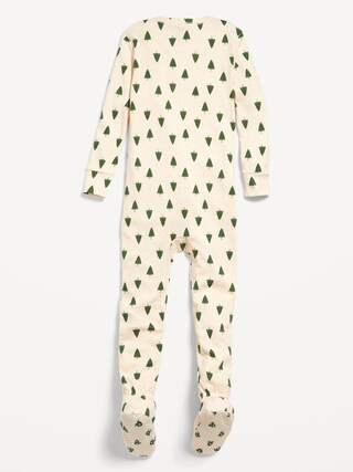 Unisex 2-Way-Zip Snug-Fit Printed Pajama One-Piece for Toddler &amp; Baby | Old Navy (US)