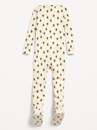 Unisex 2-Way-Zip Snug-Fit Printed Pajama One-Piece for Toddler &amp; Baby | Old Navy (US)
