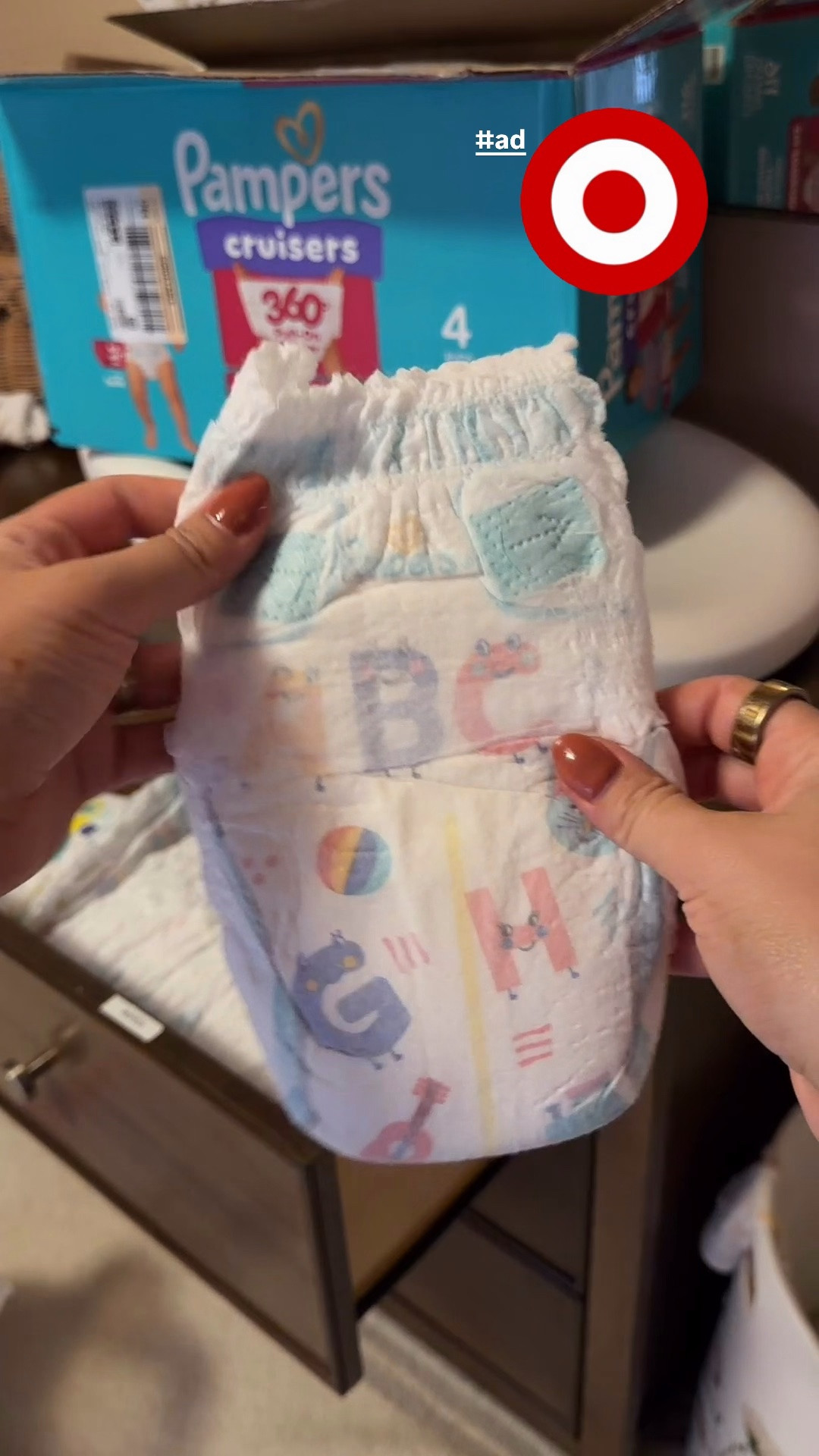 #ad Diaper and wipes restock! We love the @pampersus Cruisers 360 for our wiggly girl! Great for standing diaper changes and easy-tear sides + can’t go without our Pampers sensitive wipes. Check out Target for a promo right now!  #targetpartner #pampers #pamperscruisers360

#LTKKids #LTKBaby