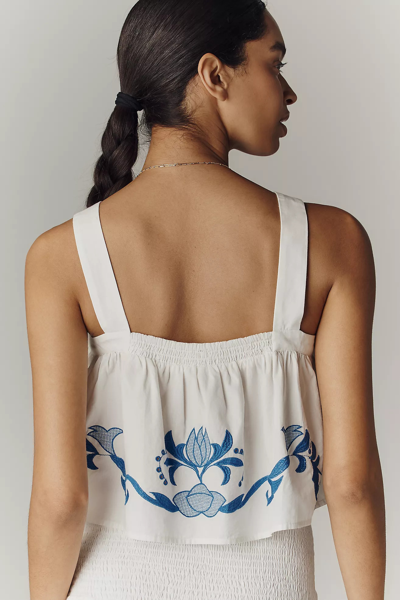 By Anthropologie Cotton Cutwork Top | Anthropologie (US)