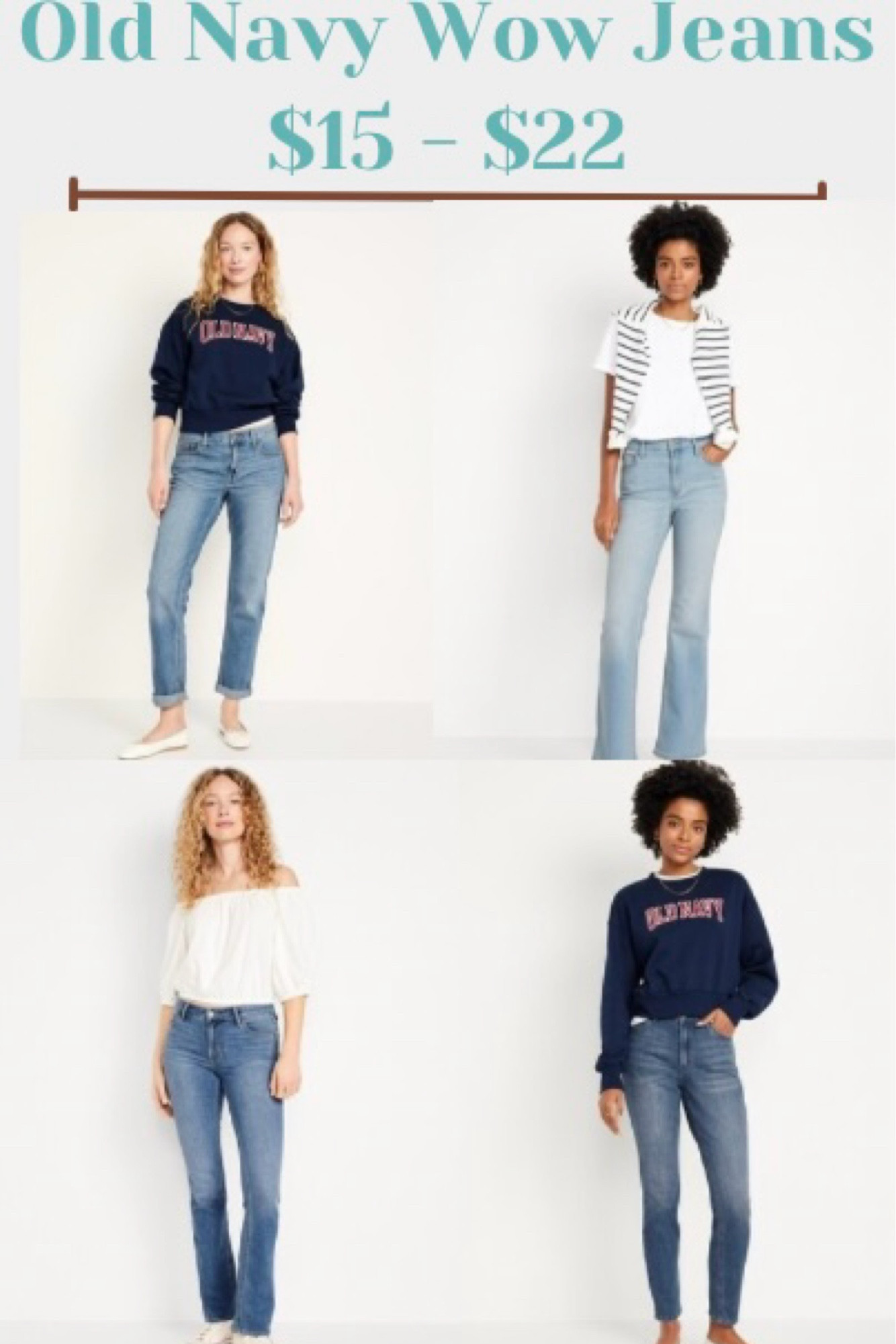 Old Navy Wow Jeans have been a hit and now they are on SUPER sale! We’re talking $15 - $22. That’s the best deal of the year for denim!

#denimjeans #wowdenim #oldnavydenim #bluejeans #talljeans #jeansfortalls 

#LTKStyleTip #LTKSaleAlert
