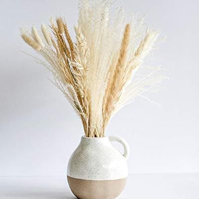 South Pillar - 18" Naturally Dried Pampas Grass Bouquet for Home Decor and Wedding Decorations (W... | Amazon (US)