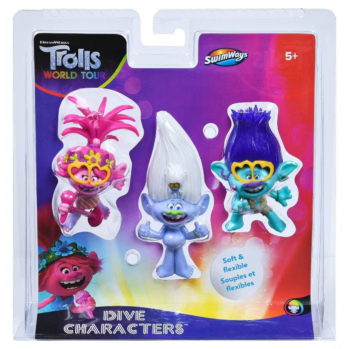 DreamWorks Trolls Dive Characters (3pk) | Target