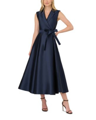 Adrianna Papell Lapel Mikado Dress | Bloomingdale's Women | Bloomingdale's (AU)
