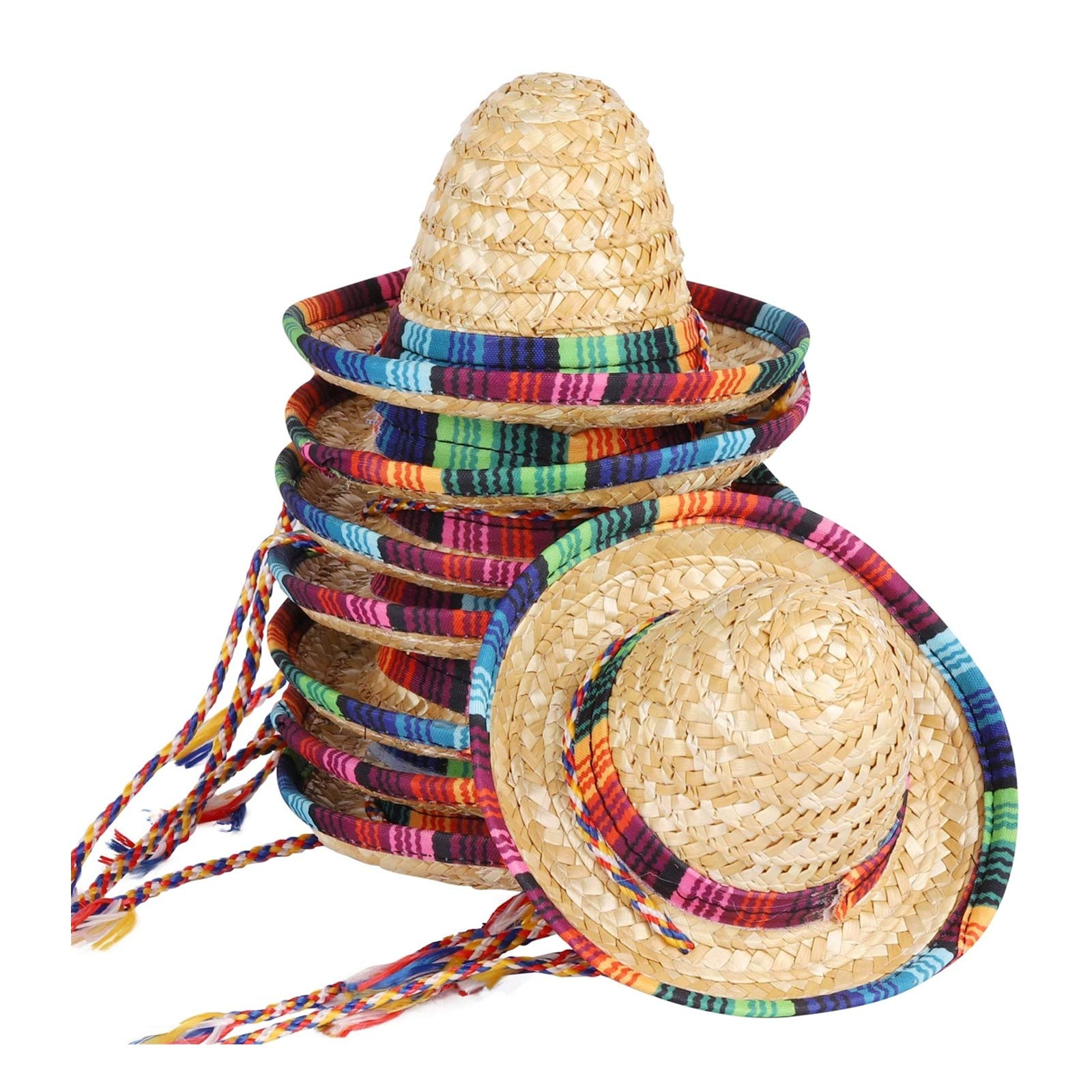 BTYMS 8 Pieces Mini Sombrero Party Hats Fiesta Party Decorations Party Supplies Sombrero Costume ... | Amazon (US)