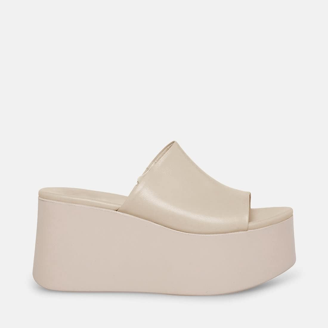 Minshluu Womens Platform Wedge SIides Sandals Open Toe Slip on Lightweight Wedges Sandal | Amazon (US)