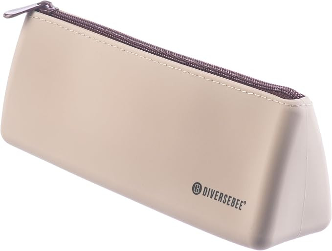 DIVERSEBEE Soft Silicone Pencil Case, Aesthetic Pencil Pouch with Zipper, Cute Pen Bag for School... | Amazon (US)