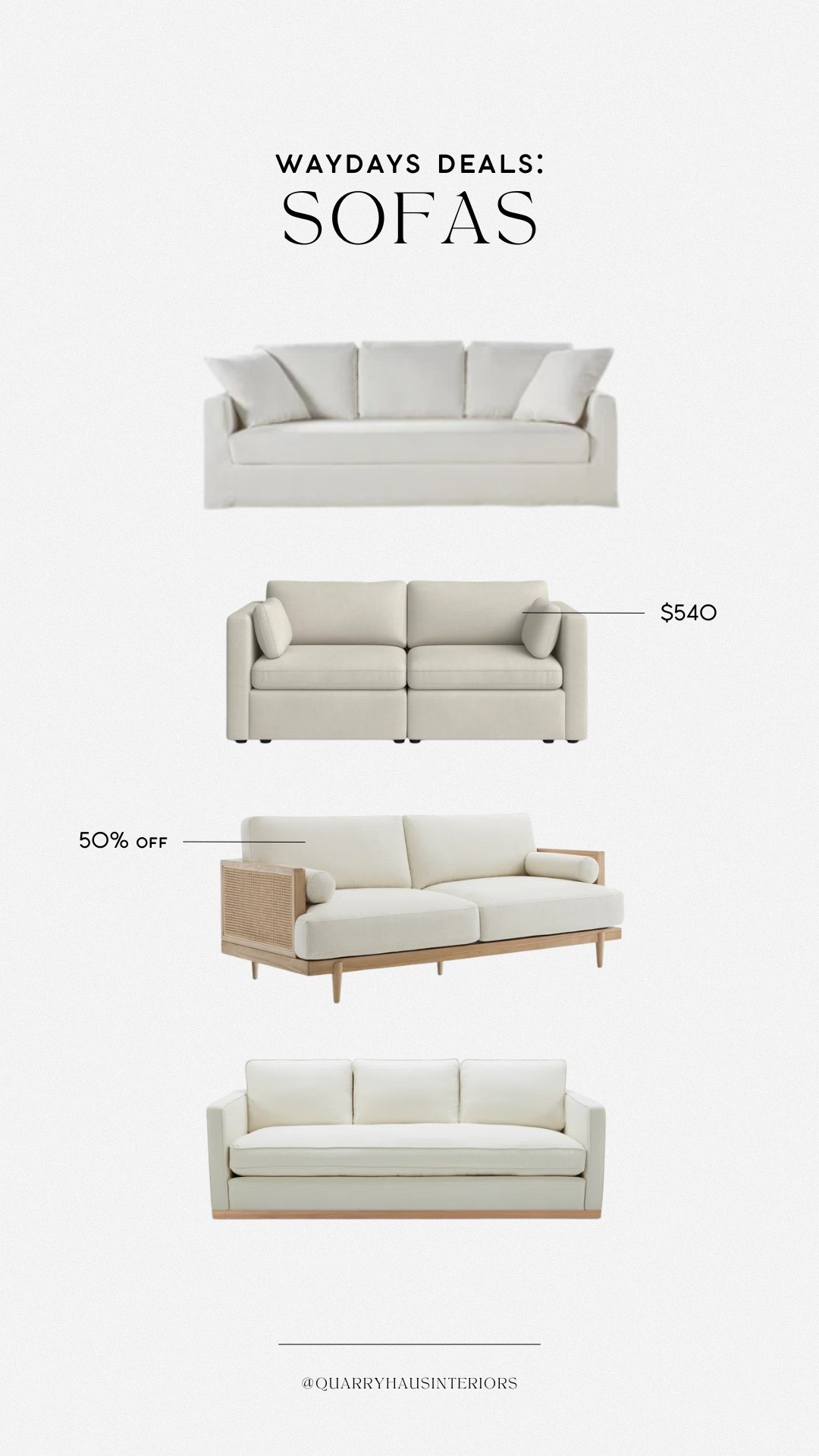WAYDAY is going on now and ends TOMORROW! Shop my favorite sofas here on major sale!

Living room furniture seating sofa couch 

#LTKHome #LTKSaleAlert