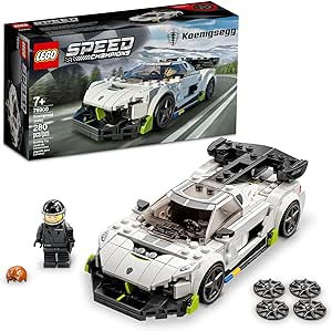 LEGO Speed Champions Koenigsegg Jesko 76900 Racing Sports Car Toy with Driver Minifigure, Racer M... | Amazon (US)