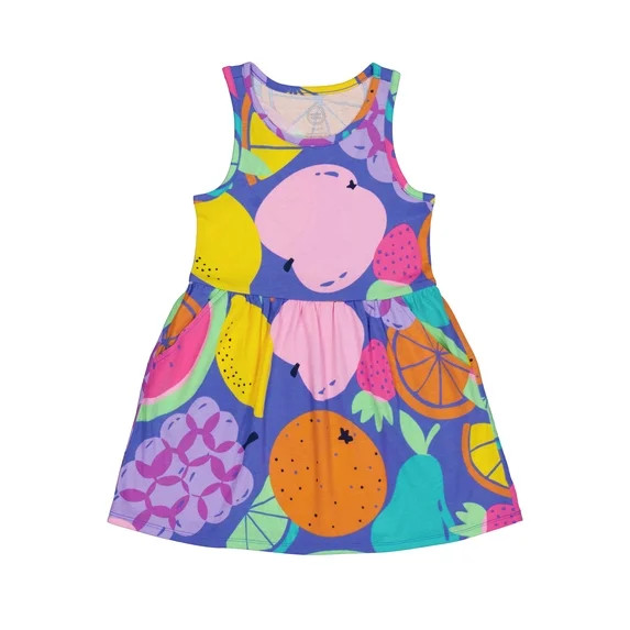 Wonder Nation Girls Tank Play Dress,Sizes Xs-XLP | Walmart (US)
