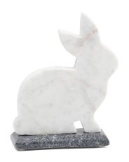 Marble Bunny With Base | TJ Maxx