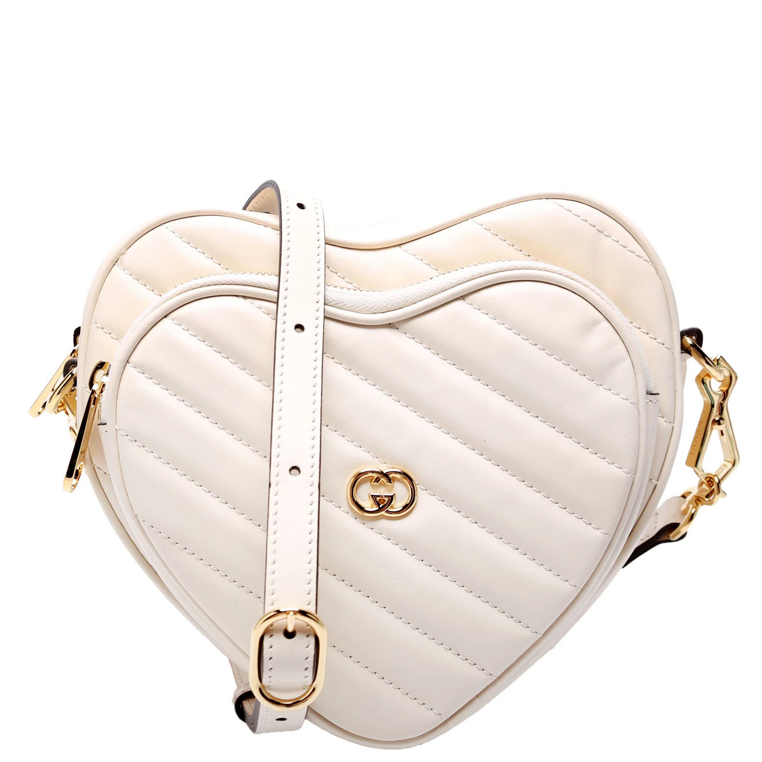 751628 Interlock G Mini Heart Crossbody | Keeks Designer Handbags
