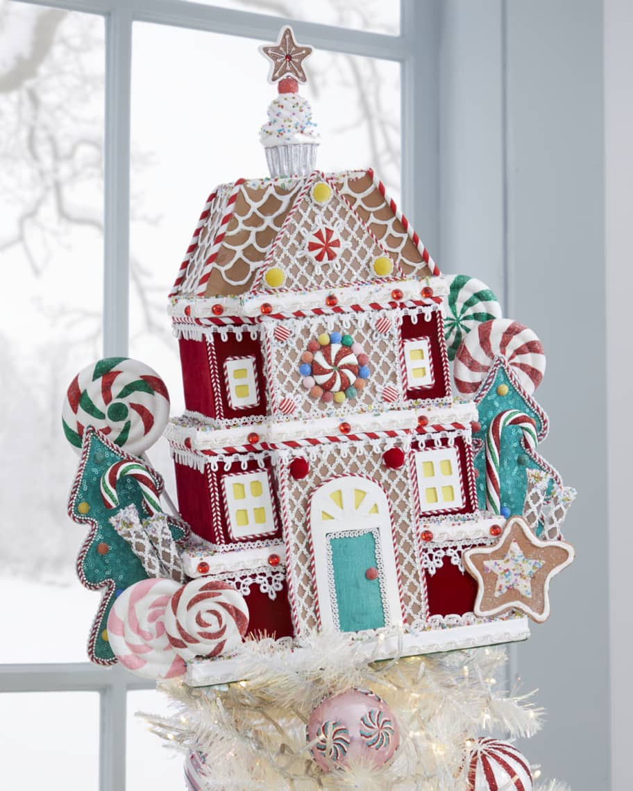 Gingerbread Tree Topper/Tabletop Piece | Horchow