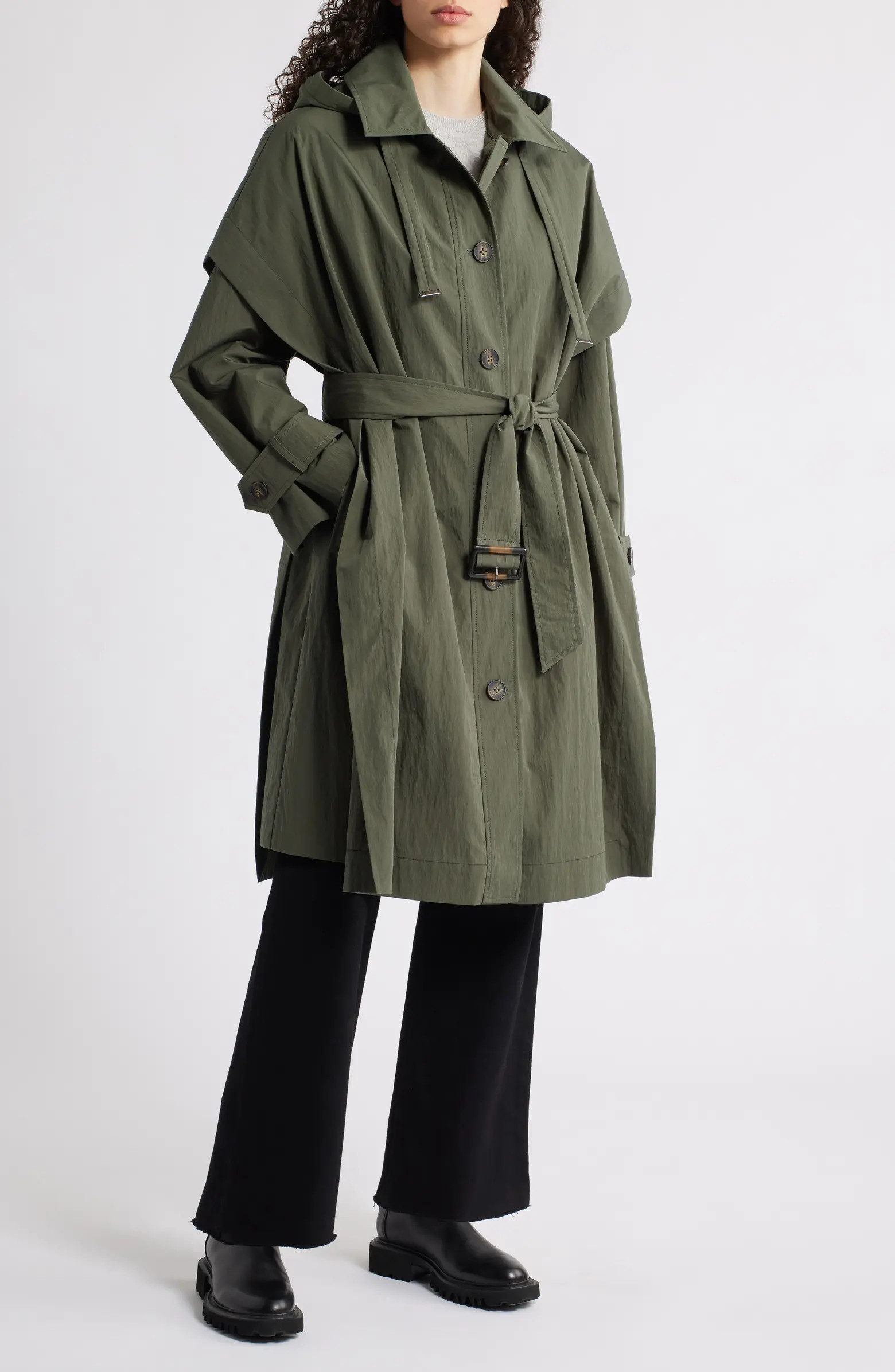 Bernardo Longline Belted Raincoat | Nordstrom | Nordstrom