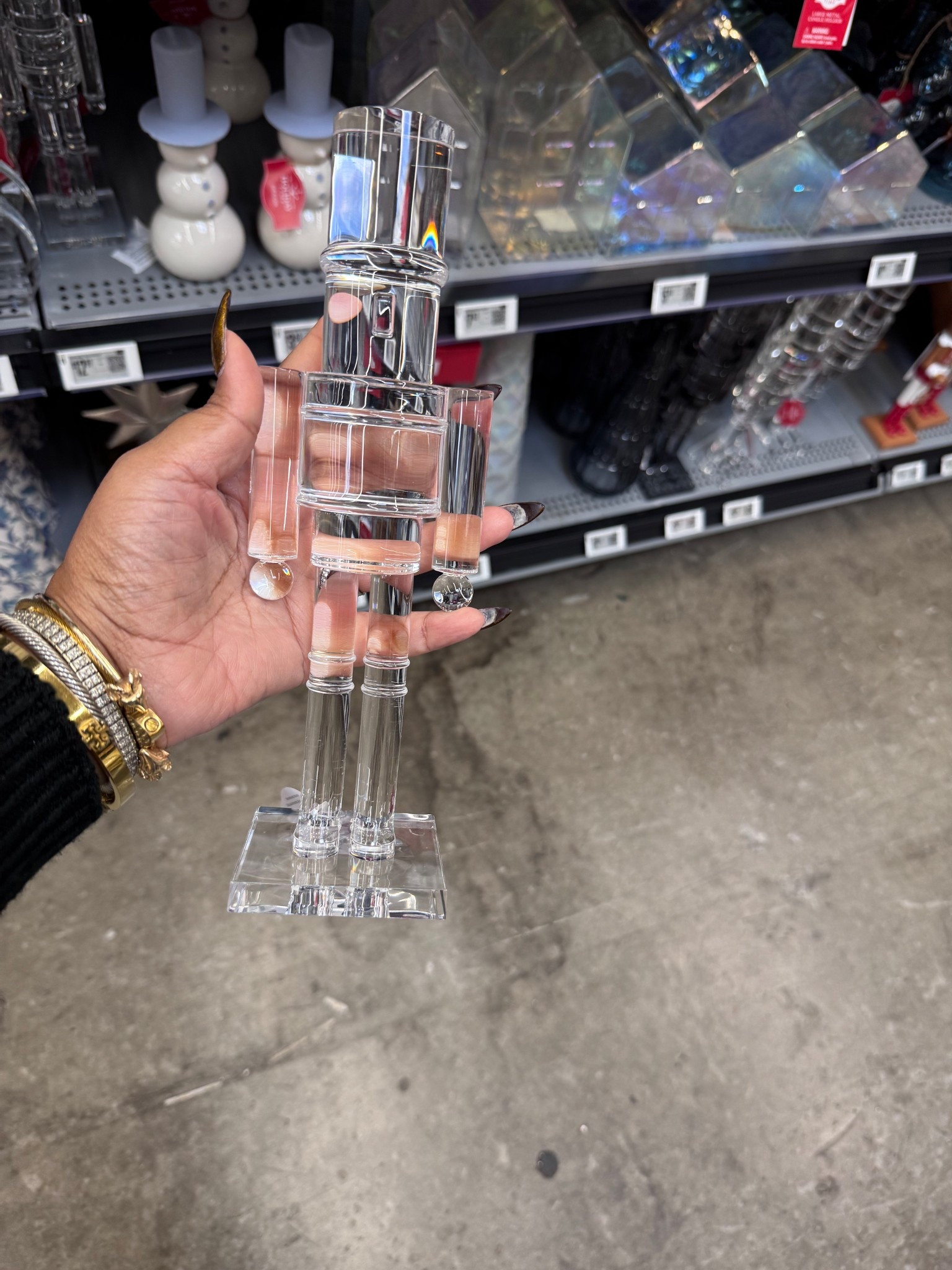 The smaller version of the acrylic nutcracker is just as gorgeous as the taller one! For an unbelievable price! A must have!! 

#LTKSeasonal #LTKHome #LTKHoliday