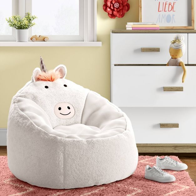 Unicorn Bean Bag Chair - Pillowfort™ | Target
