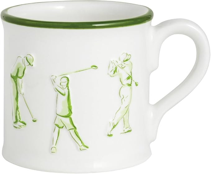 Mud Pie Green Ceramic Golfers Mug | Amazon (US)