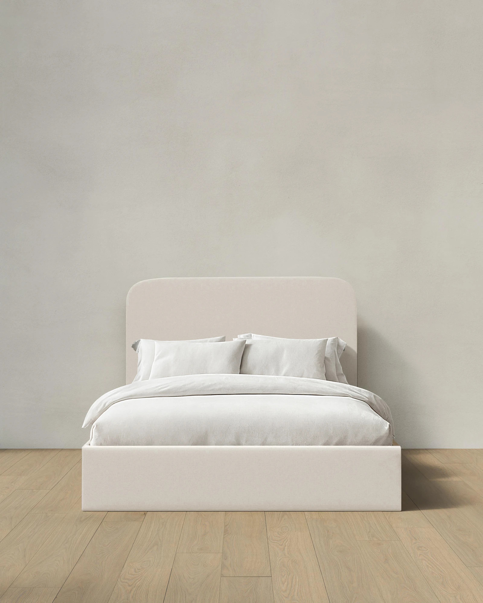 Performance Linen Curved Bed | Quince