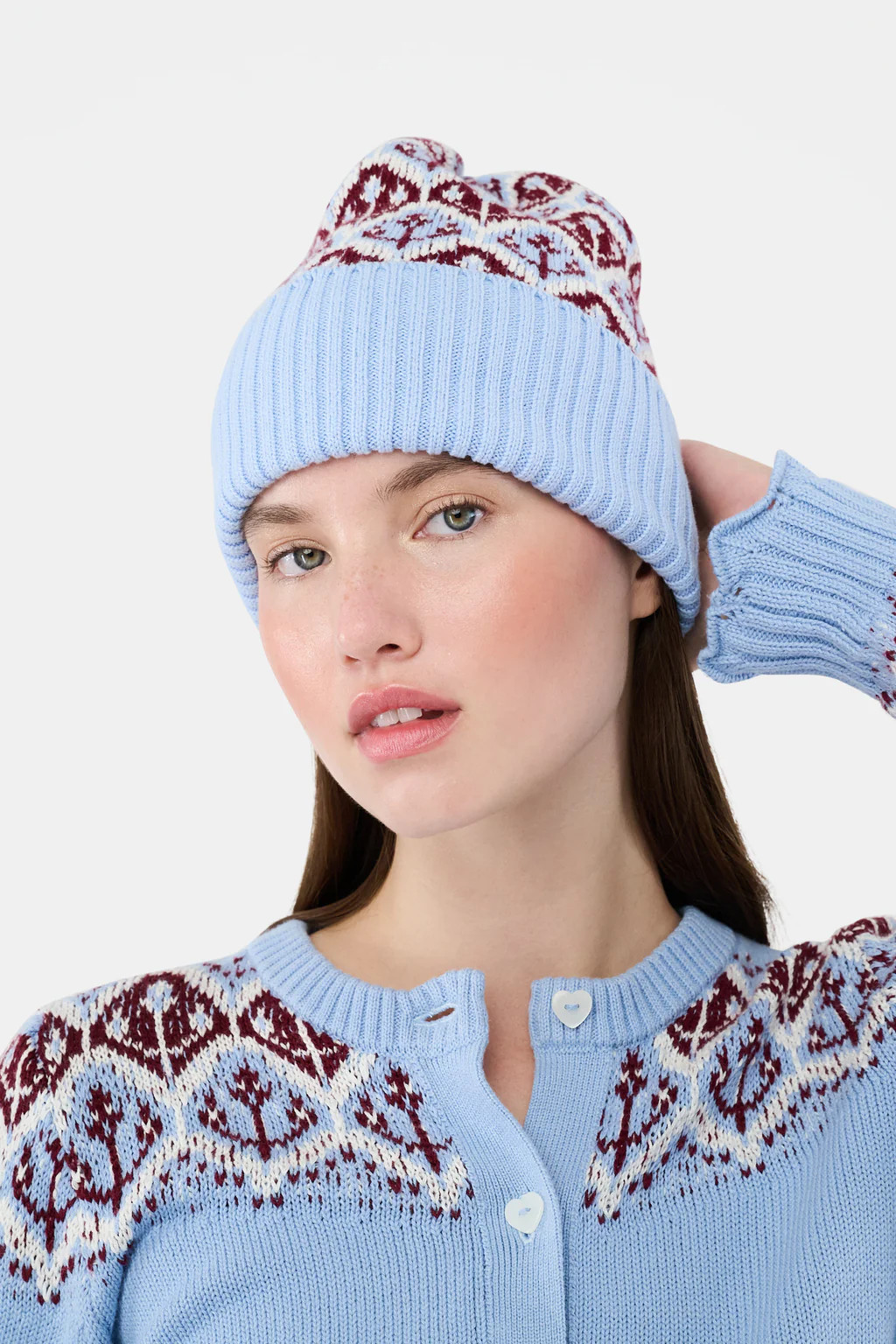 Jemina Fairisle Beanie | Roller Rabbit