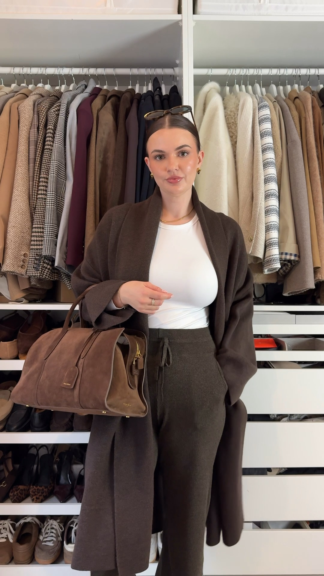 Brown & white cosy Sunday / travel outfit  

#LTKuk #LTKautumn #LTKstyletip