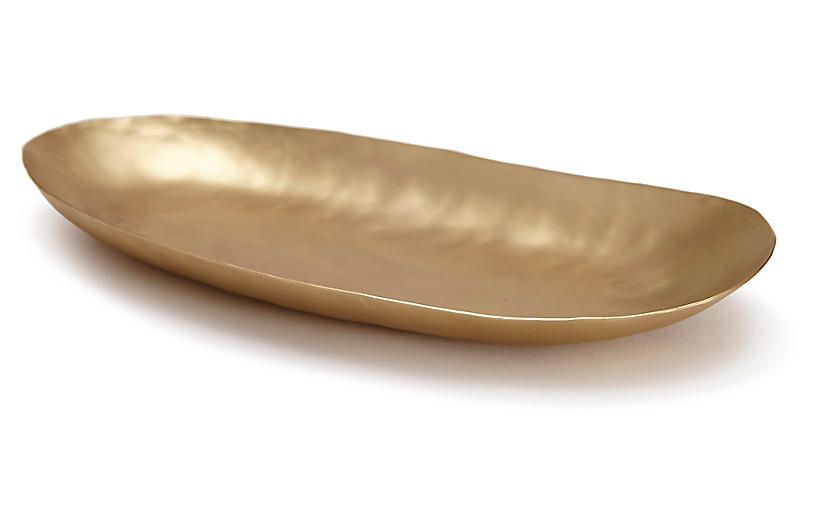 Nile Gold Tray - Gold - Kassatex | One Kings Lane