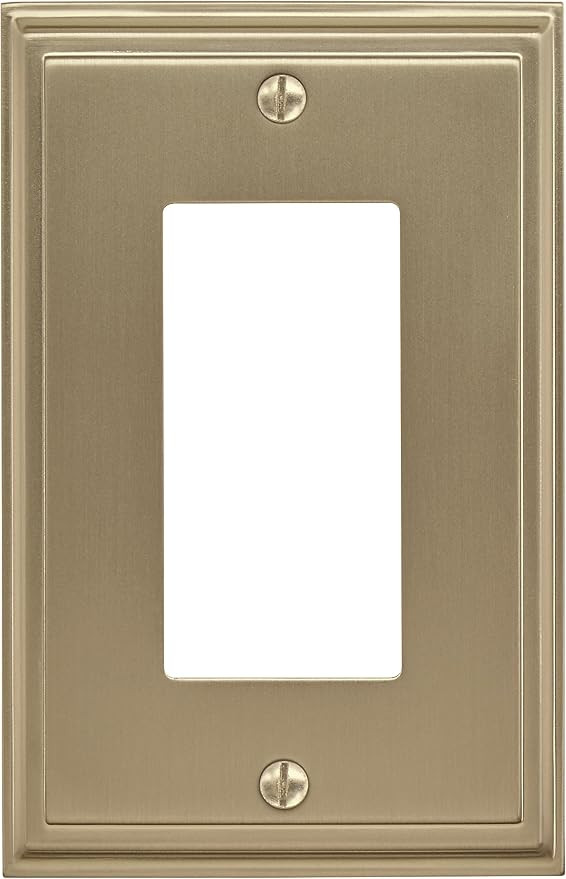 Amerock | Wall Plate | Golden Champagne | 1 Rocker Switch Plate Cover | Mulholland | 1 Pack | Dec... | Amazon (US)