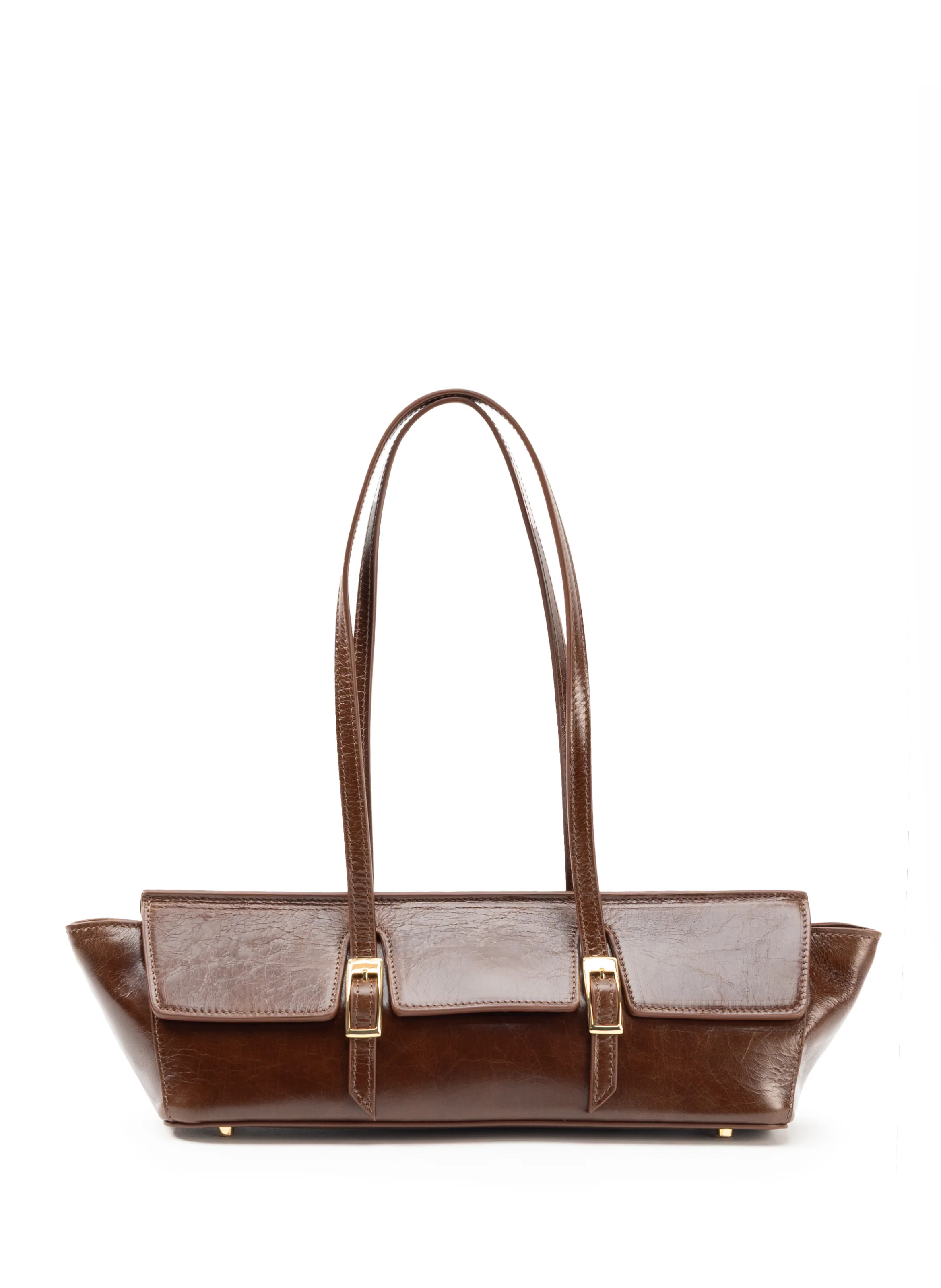 Le Bateau Vintage Leather Mocha - French Bags for Women - Elleme | Elleme