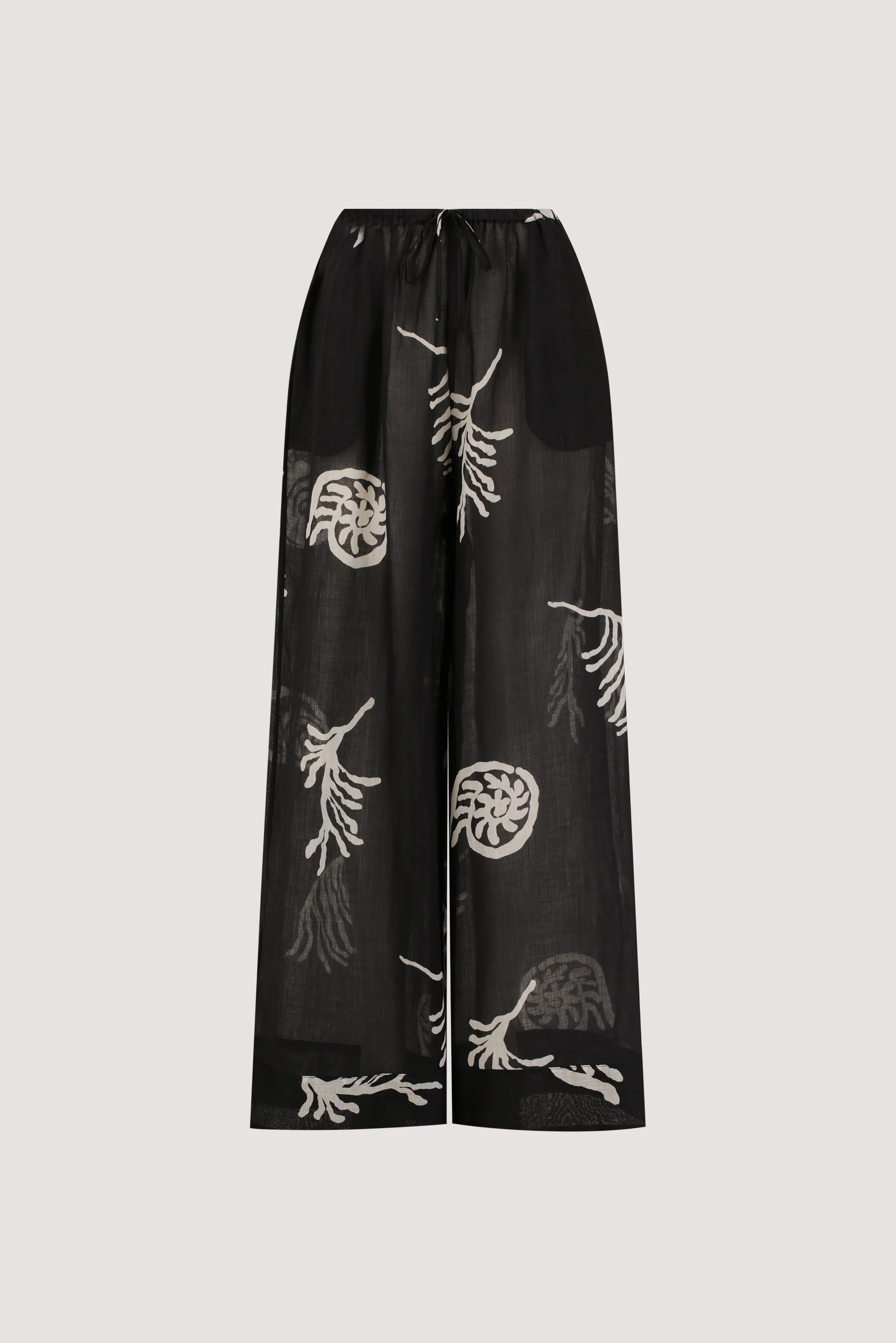 POSITANO BLACK RAMIE PANT | DISSH