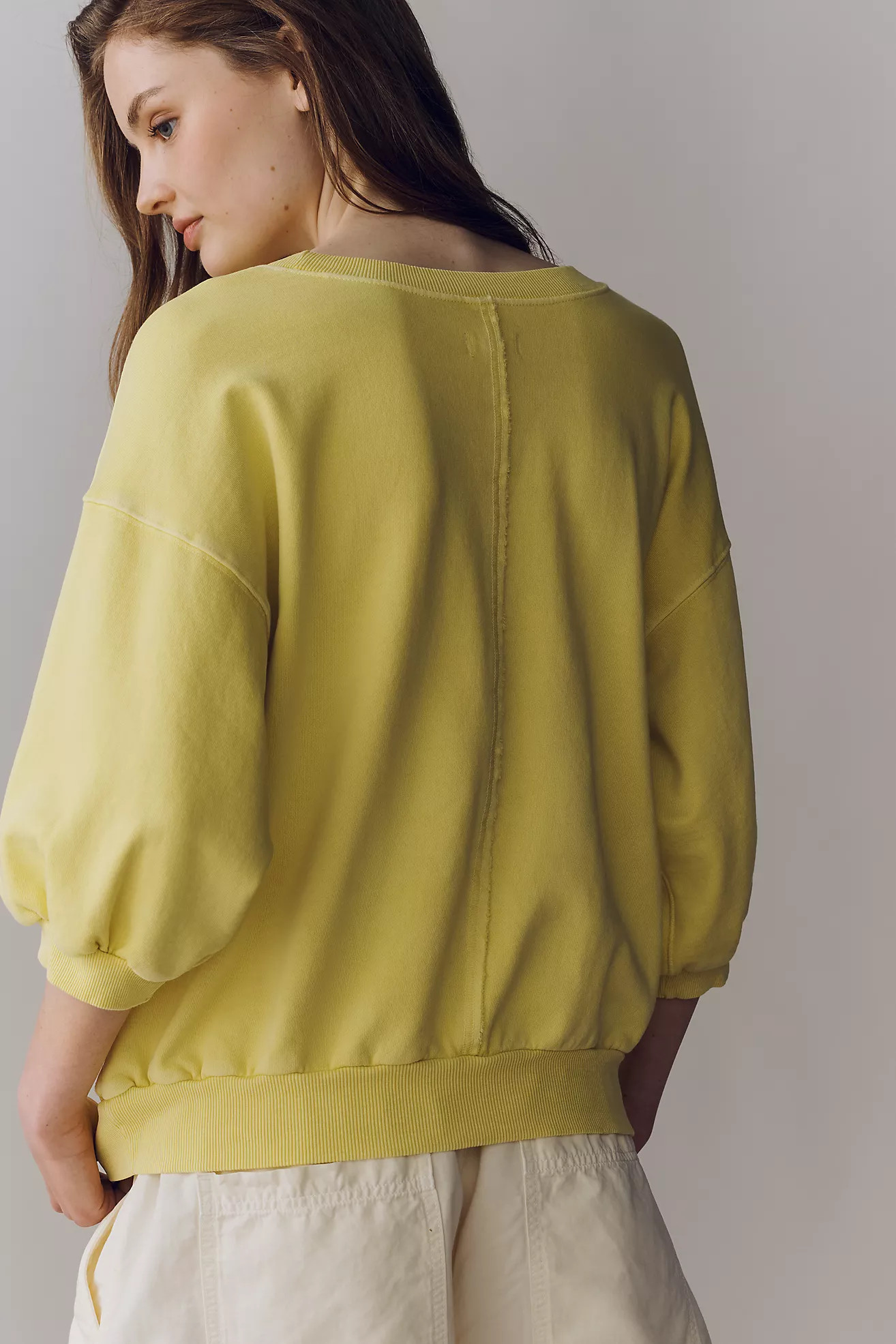 The Niki Bubble Sweatshirt by Pilcro | Anthropologie (US)