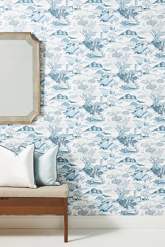 Joy De Vie Toile Wallpaper | Anthropologie (US)