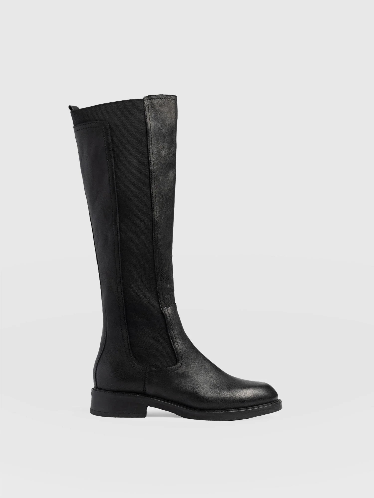 Evelyn Knee High Boot - Black | Saint + Sofia
