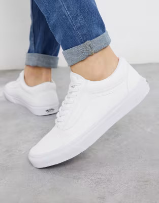 Vans Old Skool sneaker in true white | ASOS (Global)