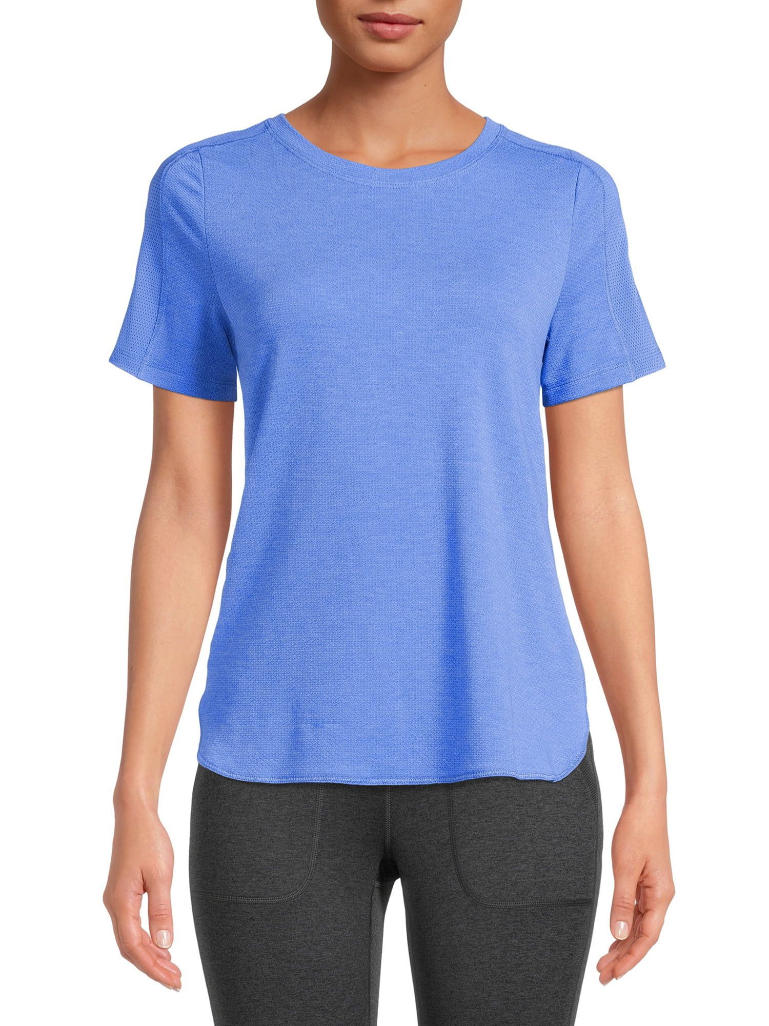 Avia Women's Short Sleeve Performance T-Shirt - Walmart.com | Walmart (US)