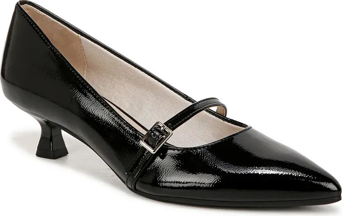 Madelyn Mary Jane Pointed Toe Kitten Heel Pump (Women) | Nordstrom