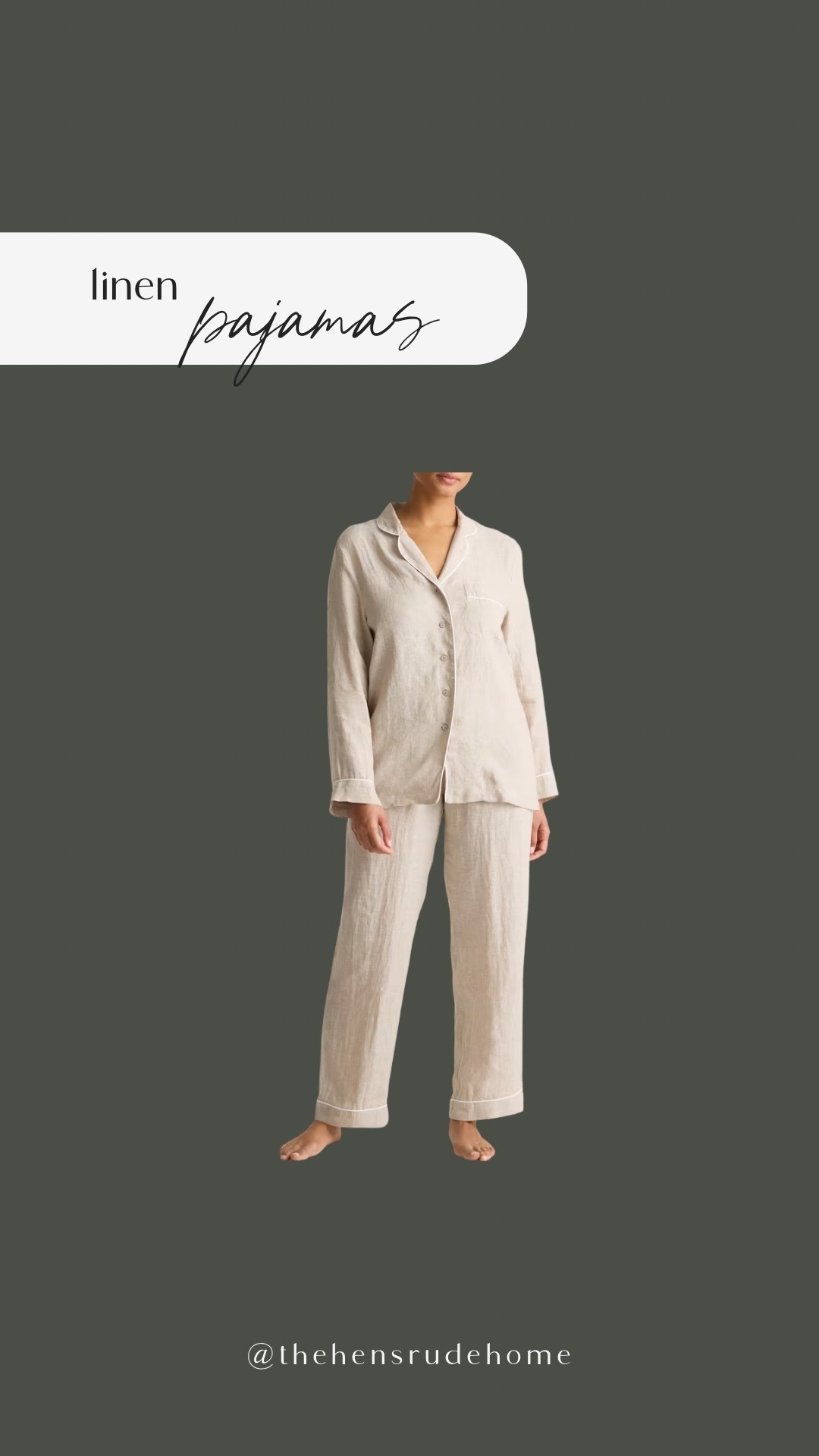 Linen pajamas 

#LTKFindsUnder100 #LTKGiftGuide #LTKHoliday