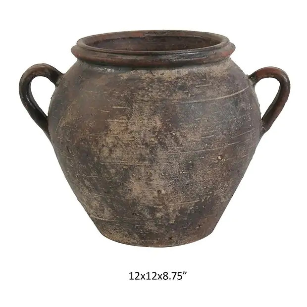 Aged Double Handle Creole Pot | Antique Farm House