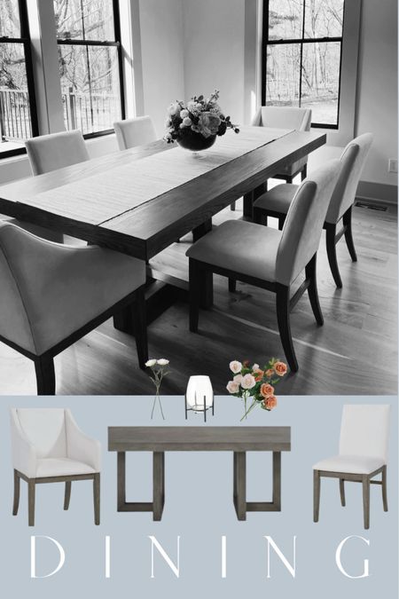 This solid oak dining table with fabulous faux leather seating is ready for an Easter 🐣 feast with the family! 

#LTKhome #LTKstyletip #LTKfamily