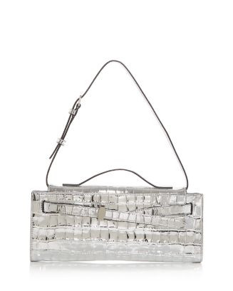 Dash Croc Embossed Leather Clutch | Bloomingdale's (US)
