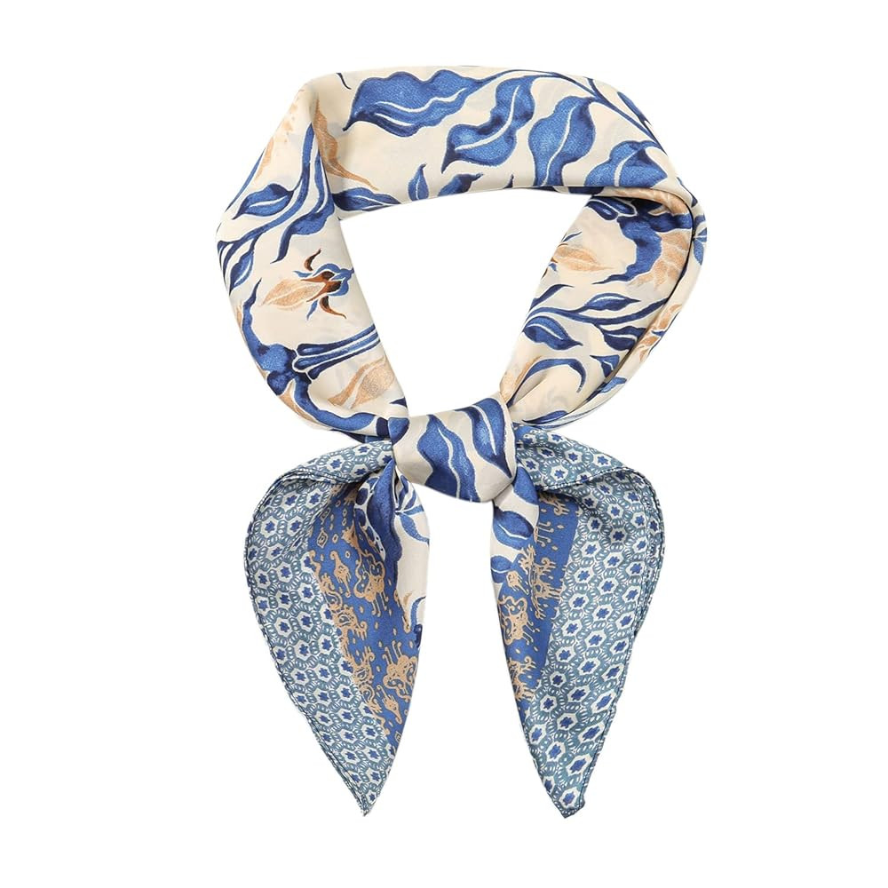 RIIQIICHY Women Head Hair Scarf Like Satin Silk Scarf Sleeping Hair Wrapping Night 27.5" | Amazon (US)