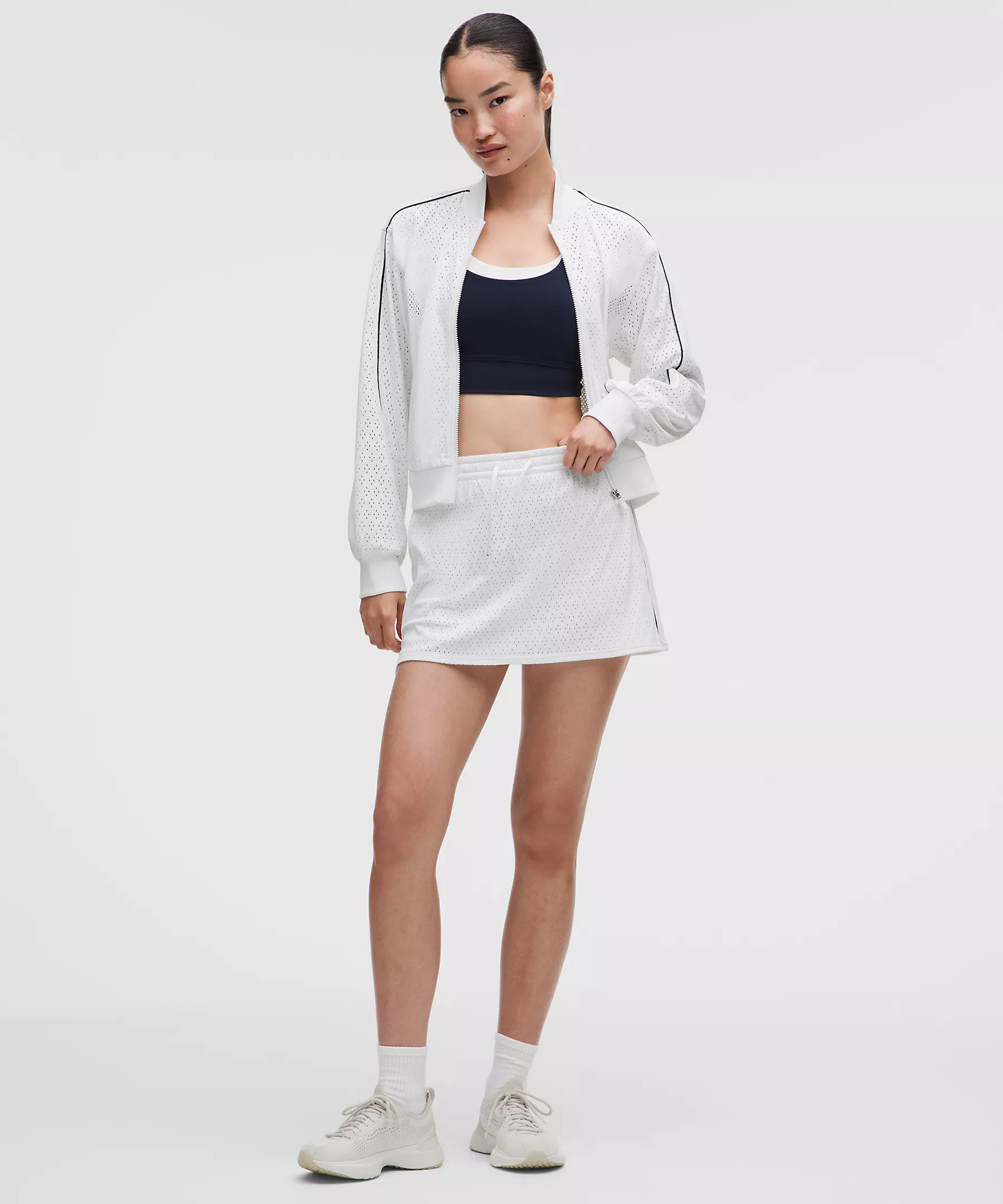 Ace Advantage High-Rise Knit Mesh Tennis Skirt | Lululemon (US)