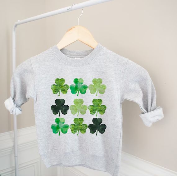 Toddler St Patricks Day Clover Shirt Toddler Shirt St. Pats | Etsy | Etsy (US)