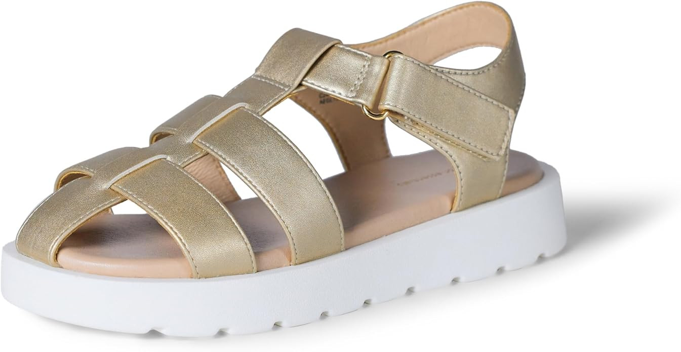 Amazon Essentials Girls' Closed Toe Fisherman Sandals | Amazon (US)