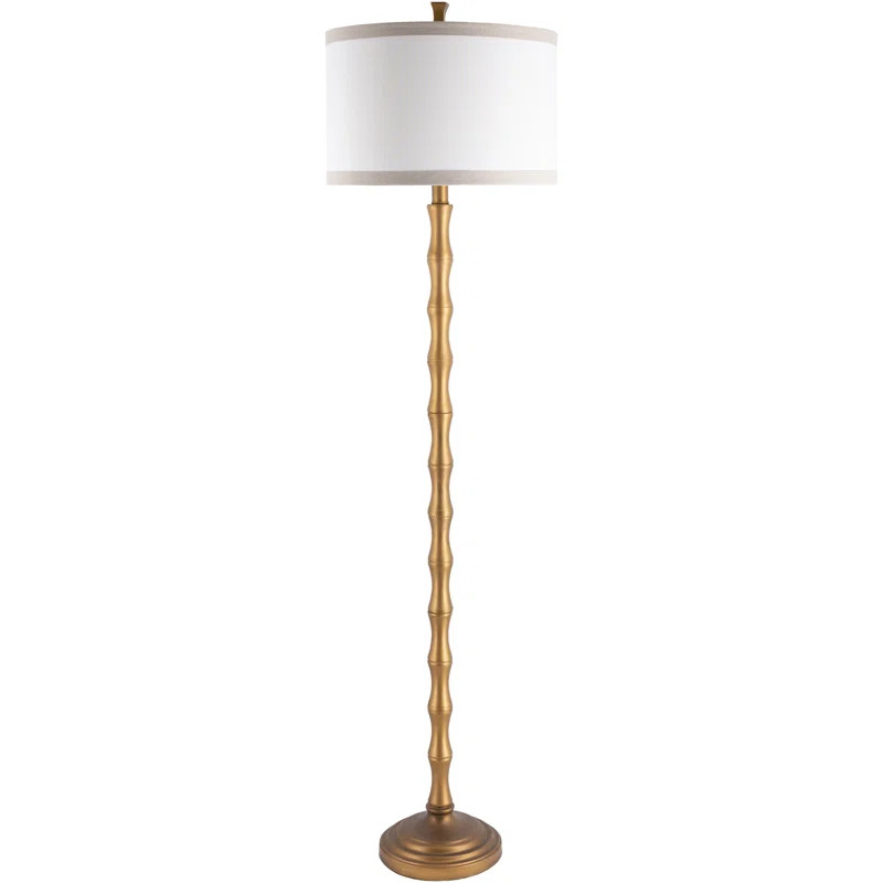Annaruth 66.5'' Gold Traditional Floor Lamp | Wayfair North America