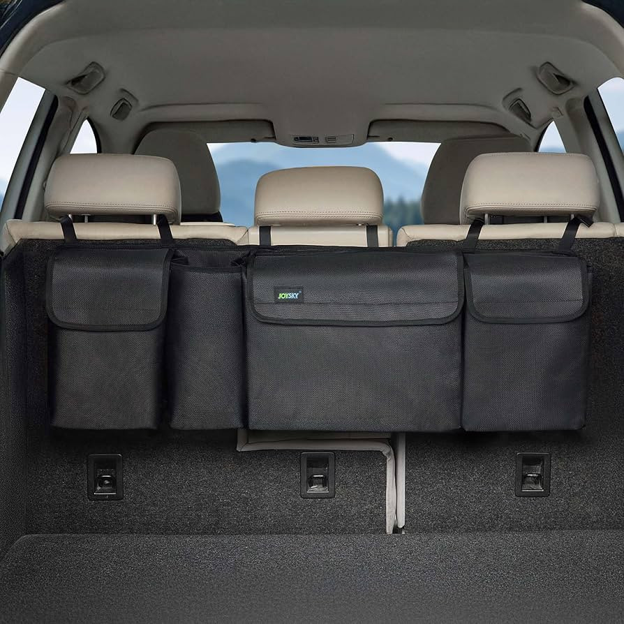 JOYSKY Trunk Hanging Organizer, Backseat Car Organizer with Large Pockets for SUV, Truck, MPV, Co... | Amazon (US)