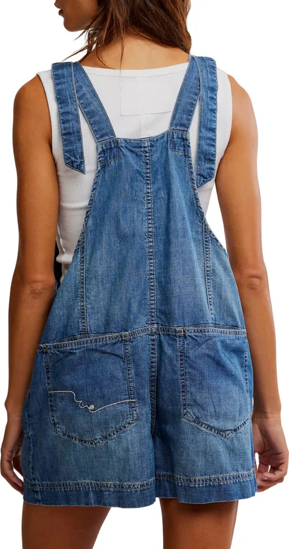 Free People You've Got The Love Short Overalls | Nordstrom | Nordstrom