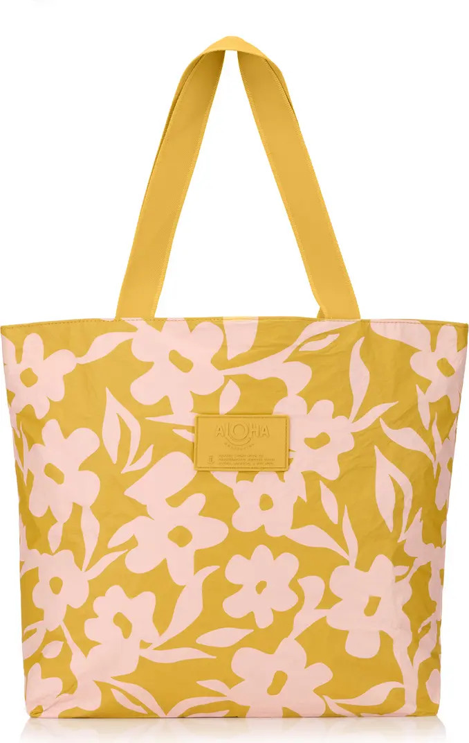 Aloha Collection Day Tripper Fall Flowers Water Resistant Tyvek® Tote | Nordstrom | Nordstrom